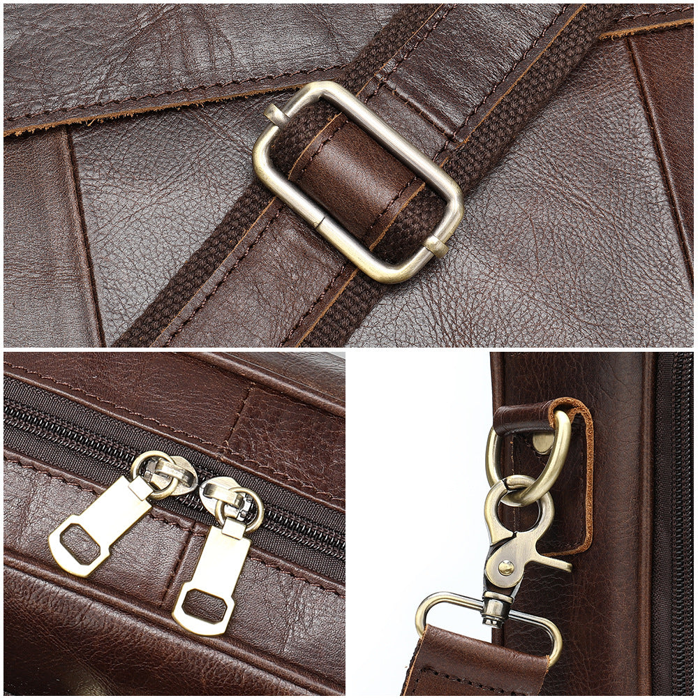 Leather Laptop Briefcase