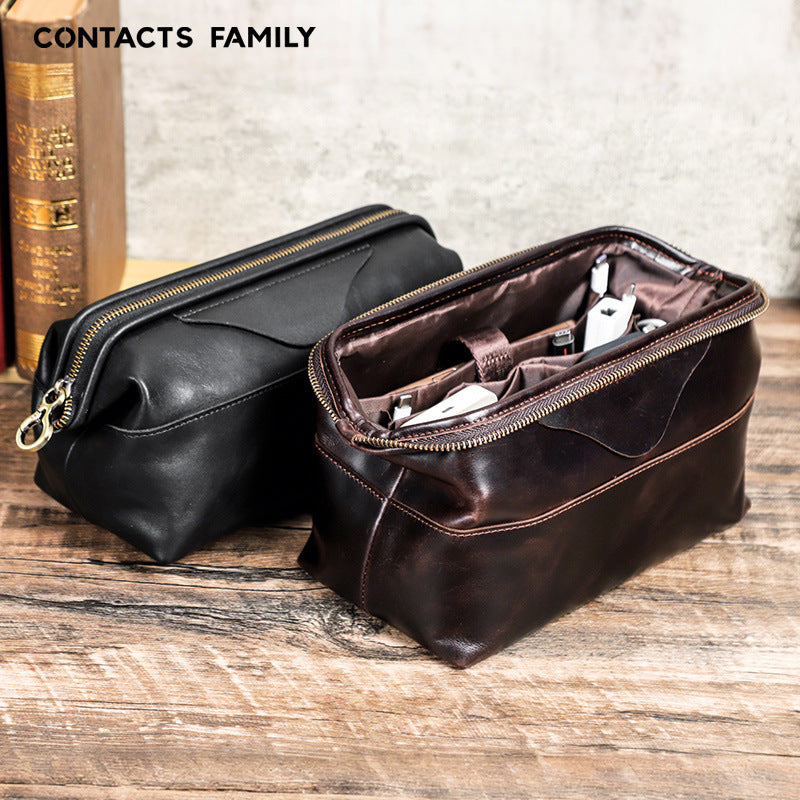 Leather Tech Pouch