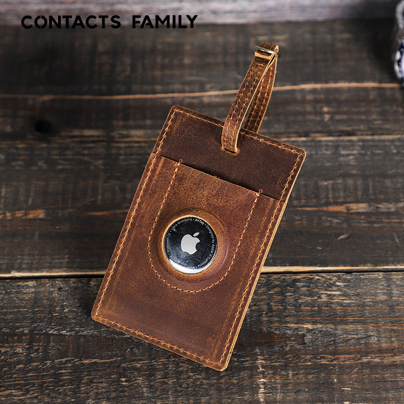 Leather Luggage Tag - Airtag