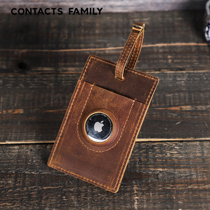 Leather Luggage Tag - Airtag