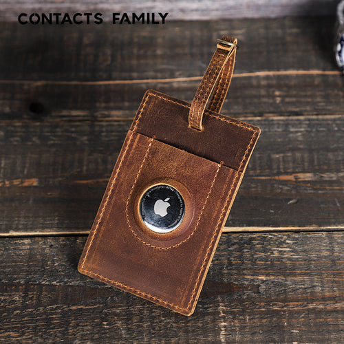 Leather Luggage Tag - Airtag