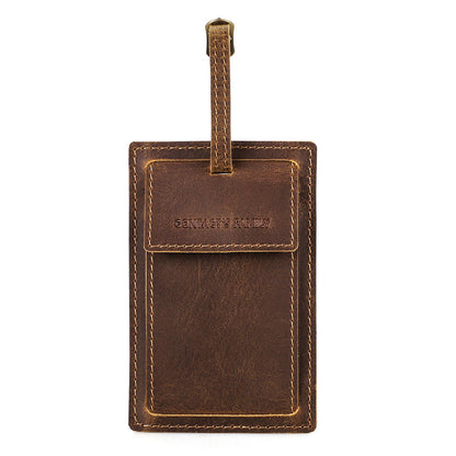 Leather Luggage Tag - Airtag