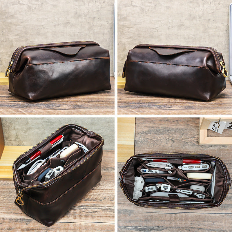 Leather Tech Pouch