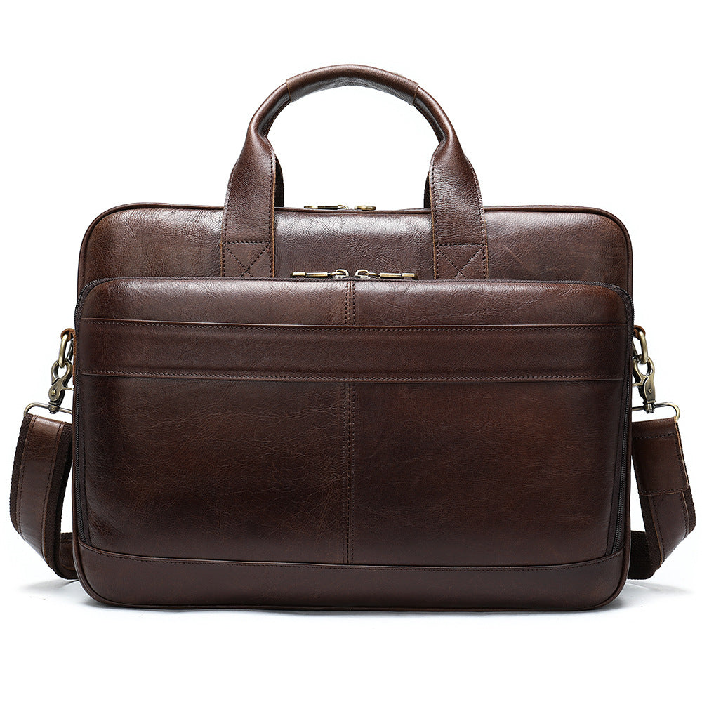 Leather Laptop Briefcase