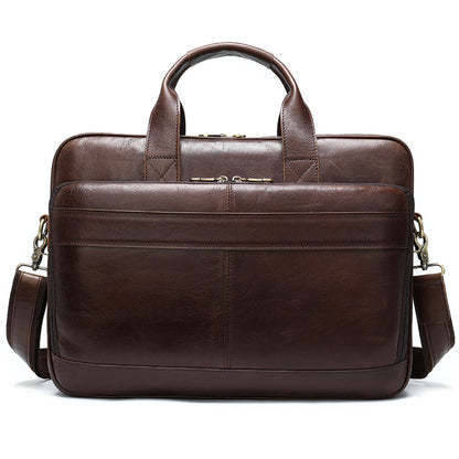 Leather Laptop Briefcase